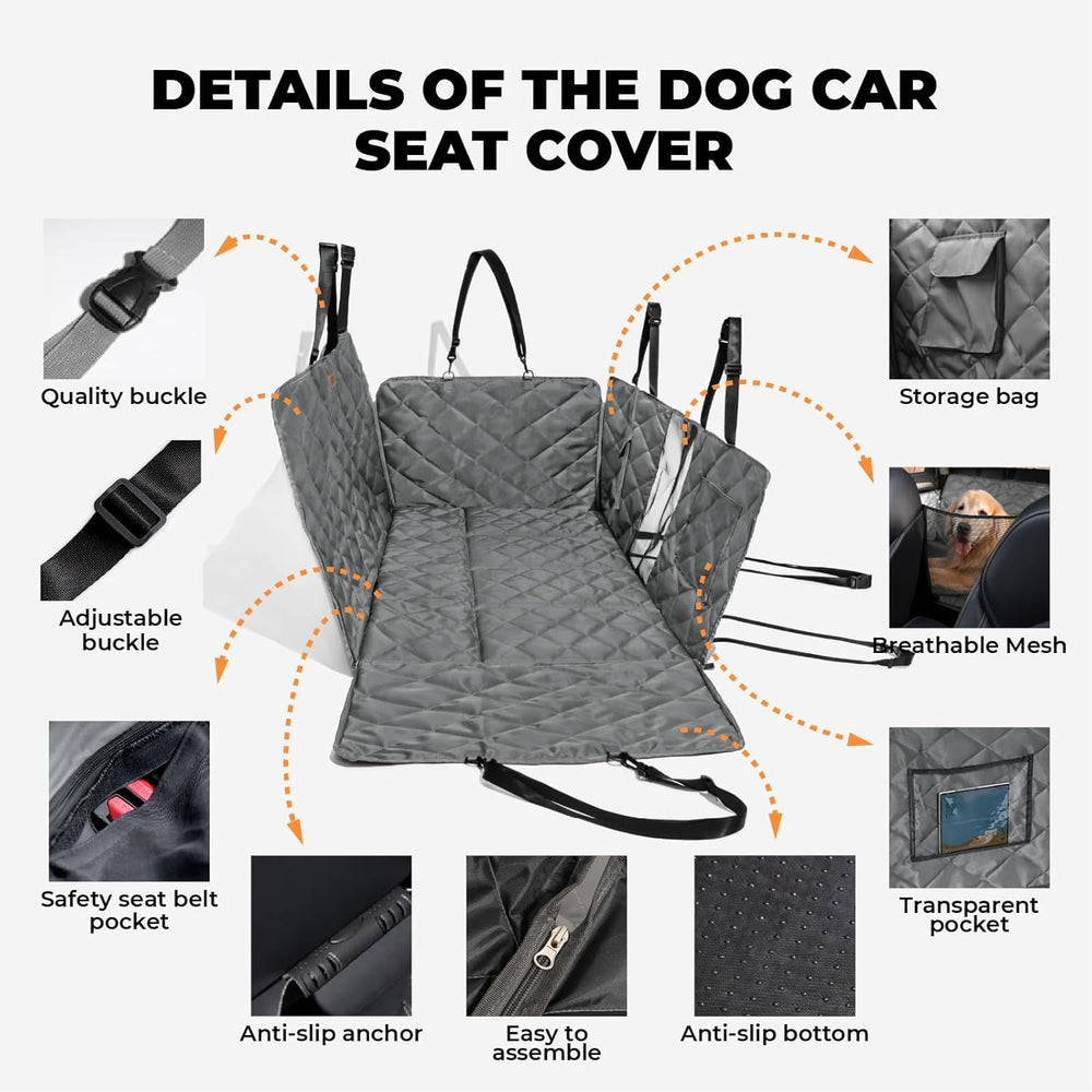 Funny Fuzzy non-slip bottom prevents shifting on uneven roads.