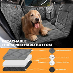 Funny Fuzzy waterproof 600D fabric protects your car interior from spills.
