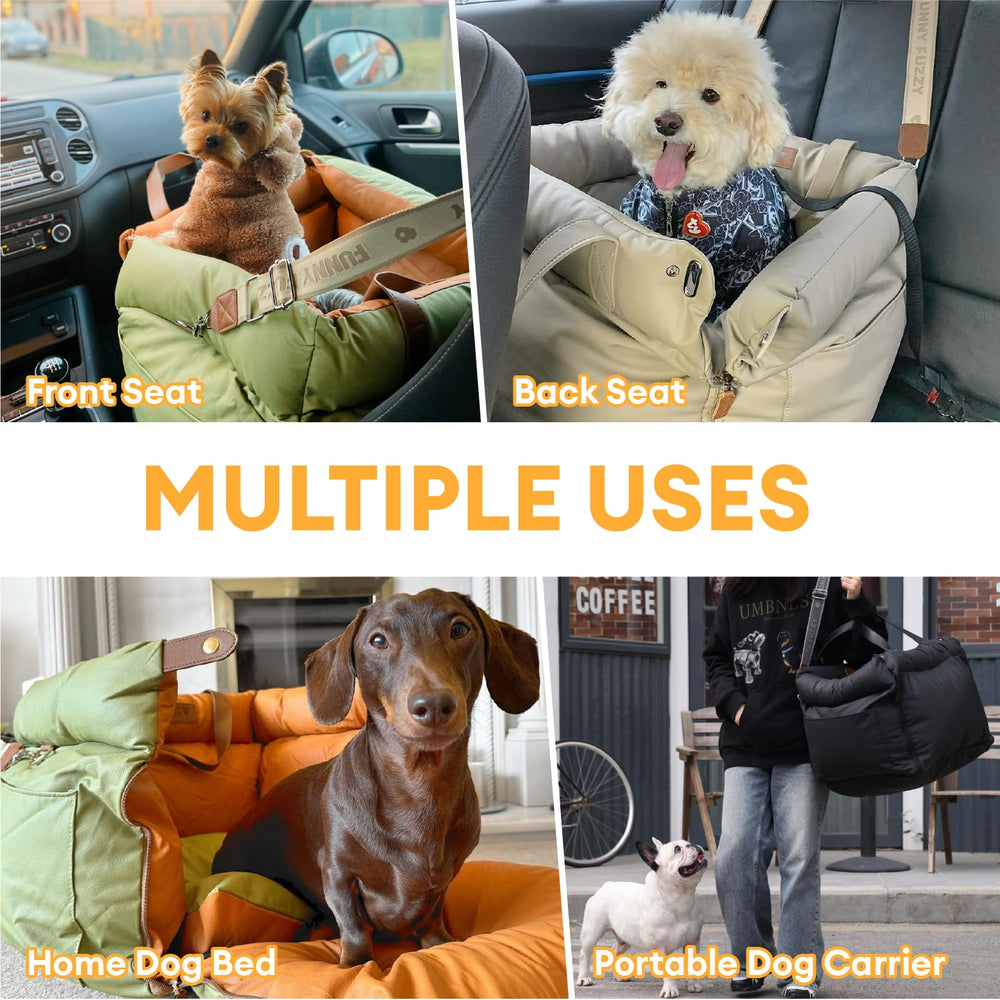FunnyFuzzy waterproof leather surface resists spills and messes.