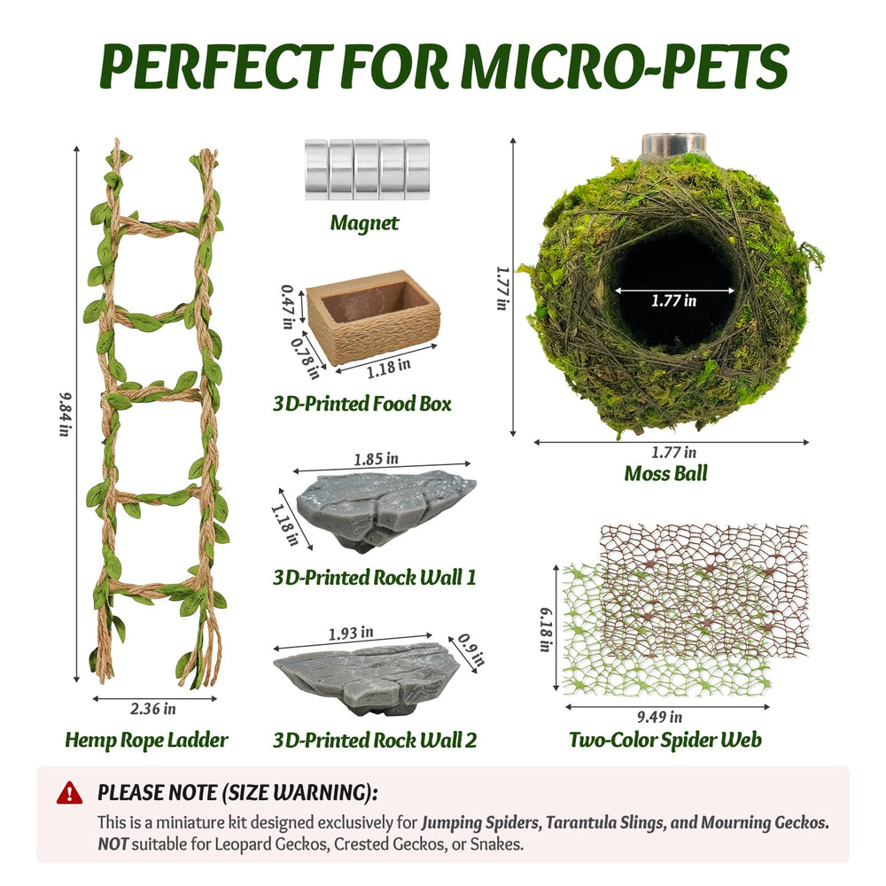 Funtinshdy Green mesh net provides textured grip for climbing and exploration.