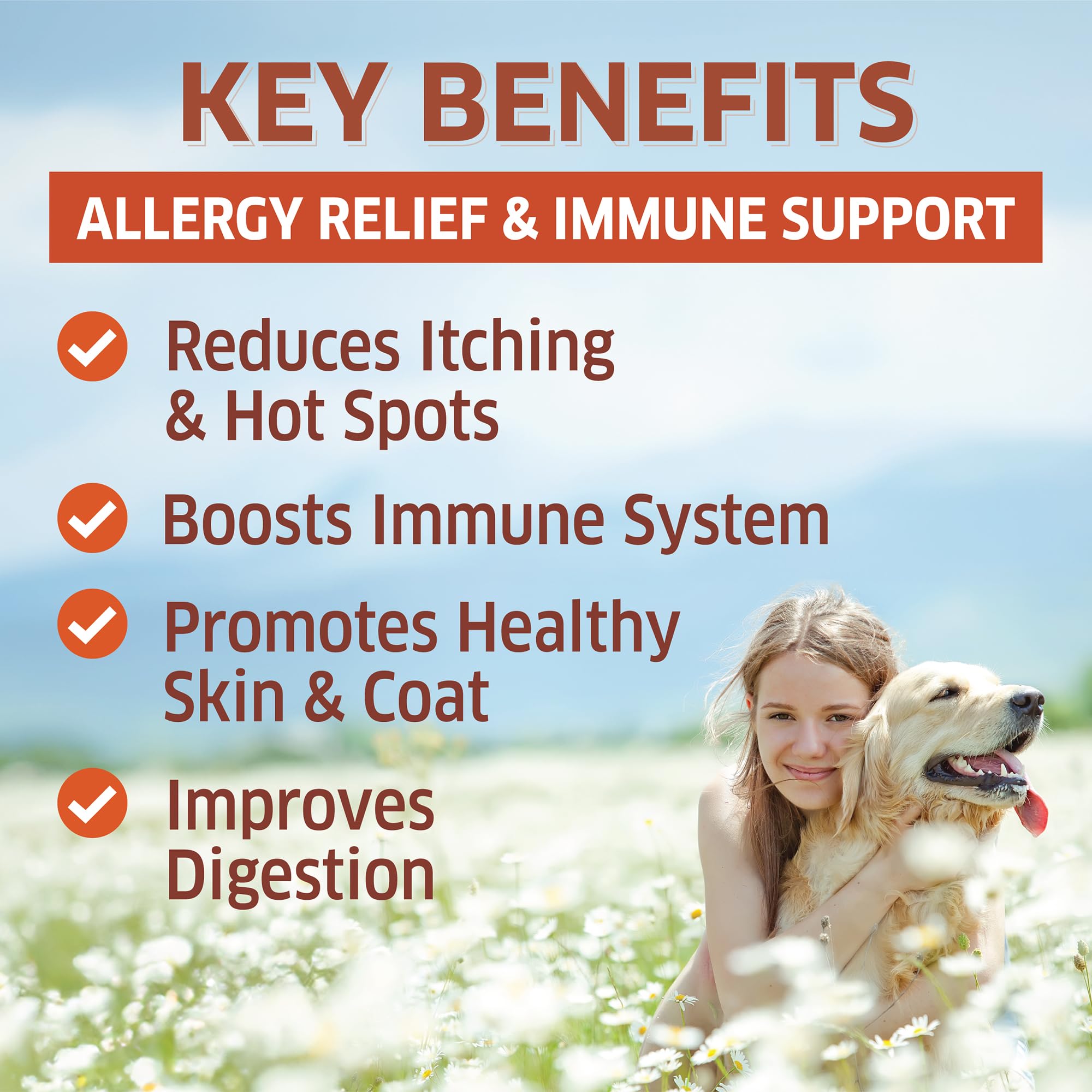 Fur Belly dog allergy relief chews in a bowl suggesting healthy skin and coat