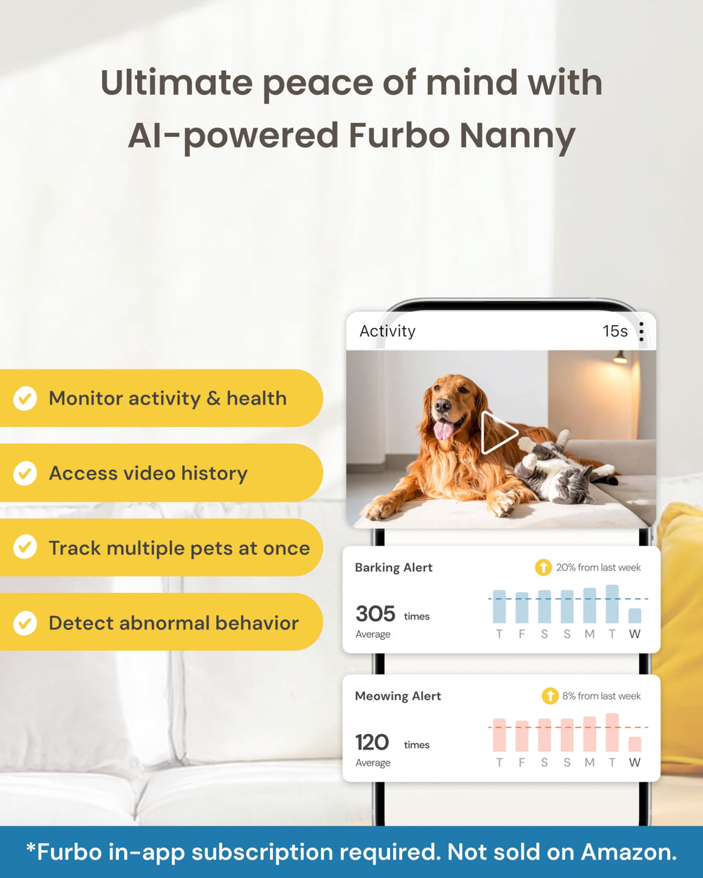 Furbo secure setup with encryption and protected data