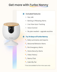 Instant alerts detect barking or meowing and notify you instantly.