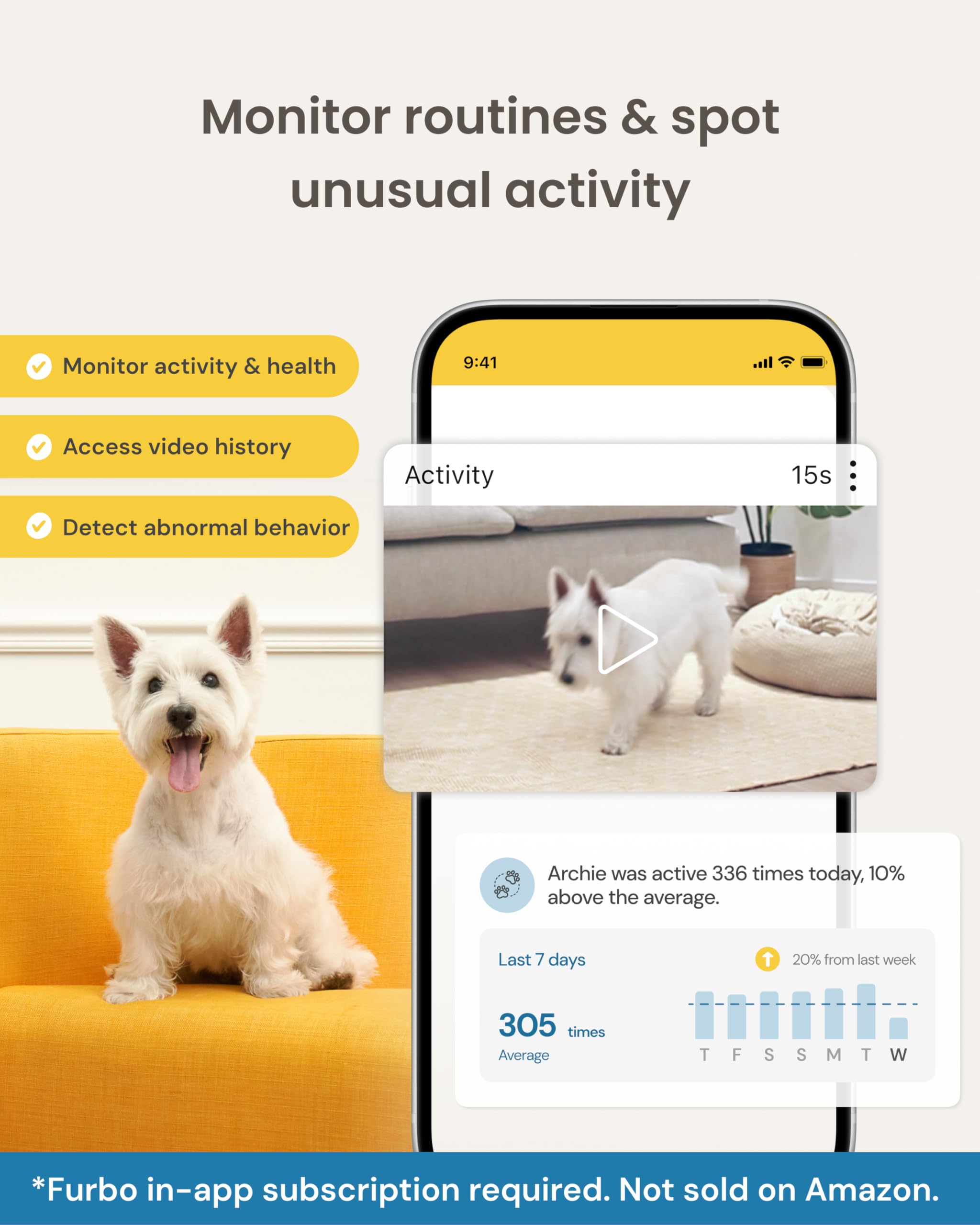 Furbo video history recap helps review important moments