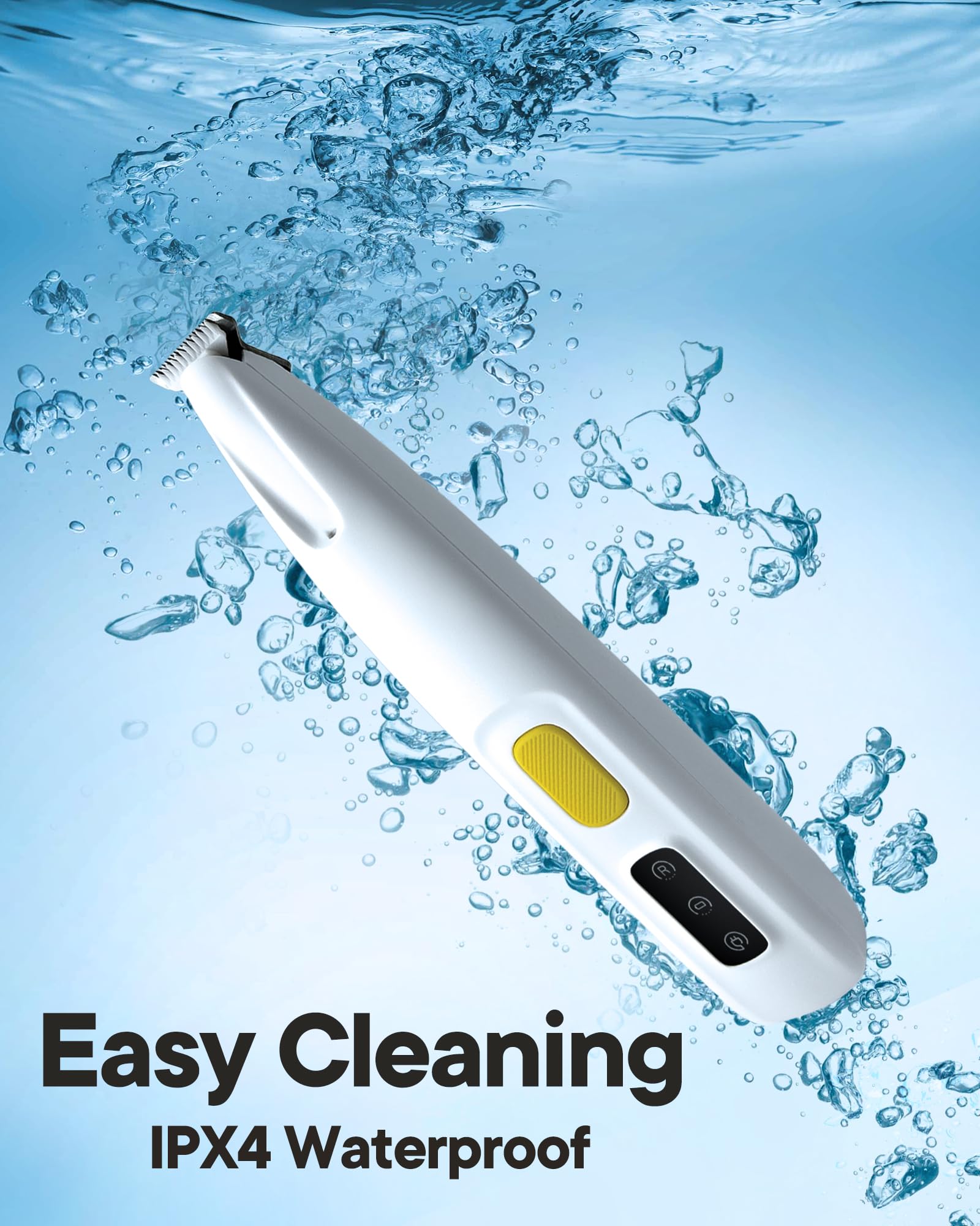 FURBONA IPX4 waterproof design allows quick cleaning after trims.
