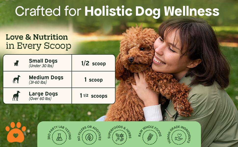 FurBound powder uses no synthetic ingredients for a natural supplement.