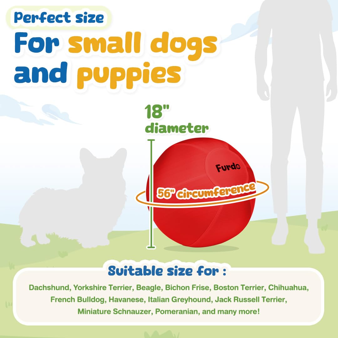 Furdo 18-Inch diameter ball setup shows quick inflation and fast play.