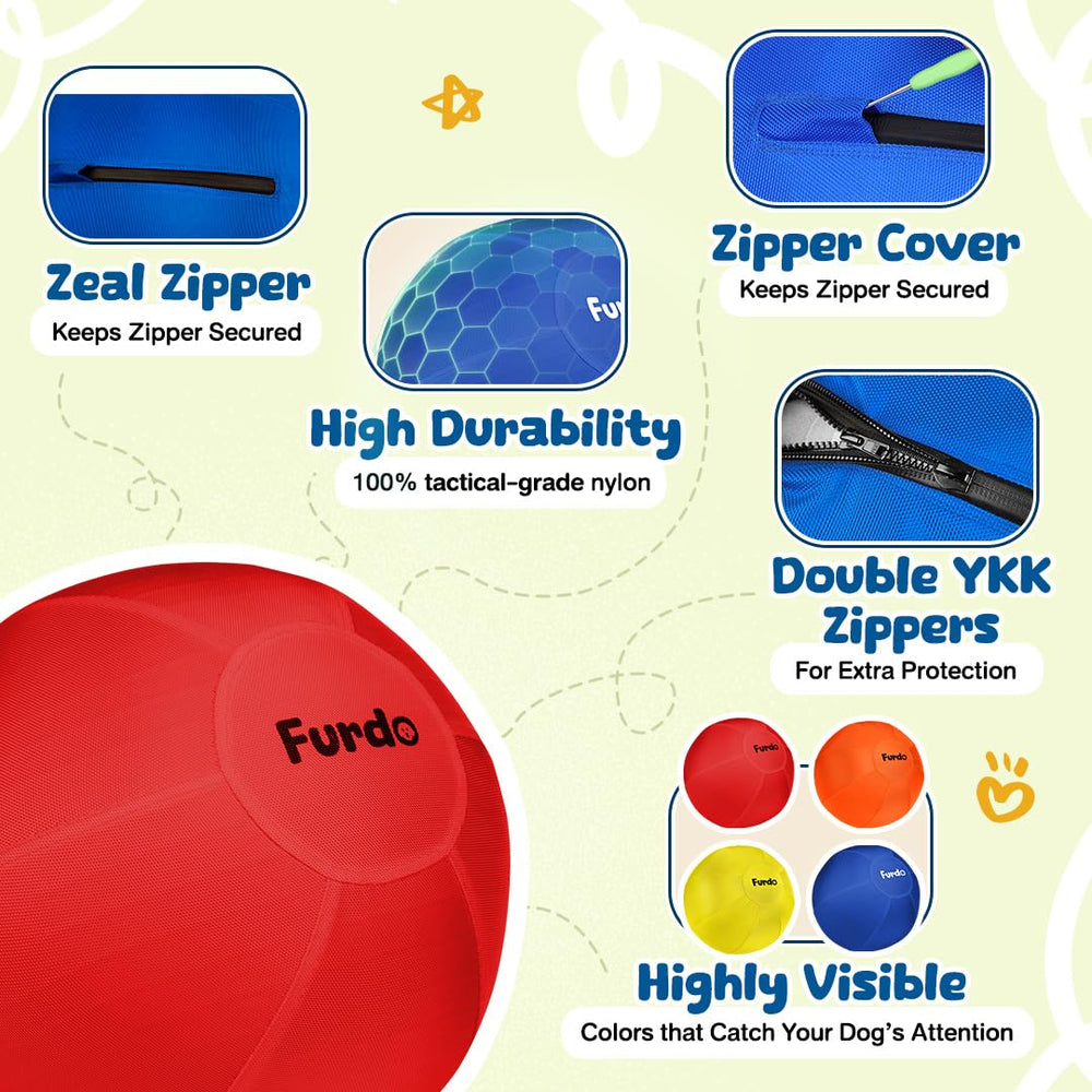 Furdo closeup nylon cover durability highlights rugged texture and wipe-clean surface.