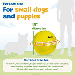 Furdo easy-clean ball with washable cover keeps your dog’s toy fresh.