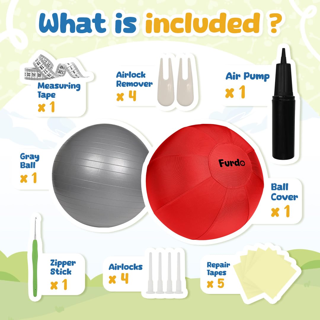 Easy-clean Furdo herding ball keeps playtime hygienic after muddy sessions.