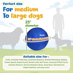Furdo ball shown with heat warning and safe storage guidance.
