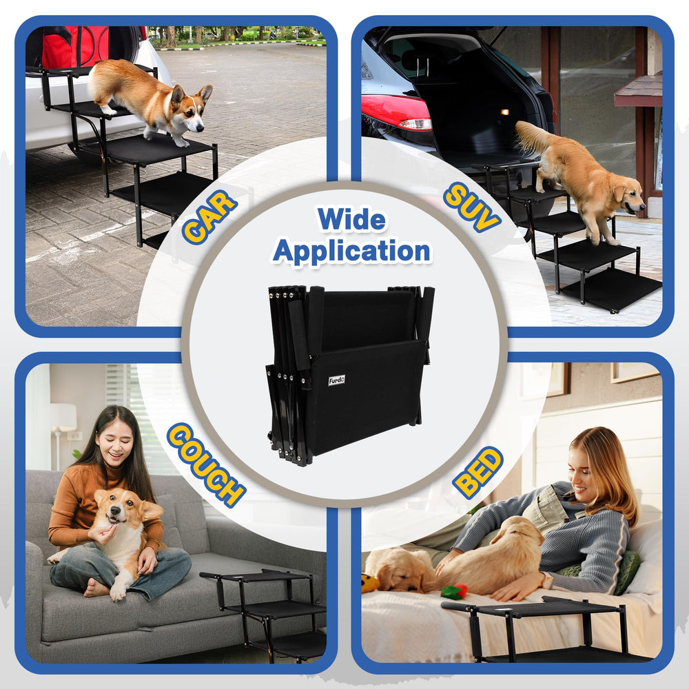 FURDO included safety tether keeps stairs secure during use.