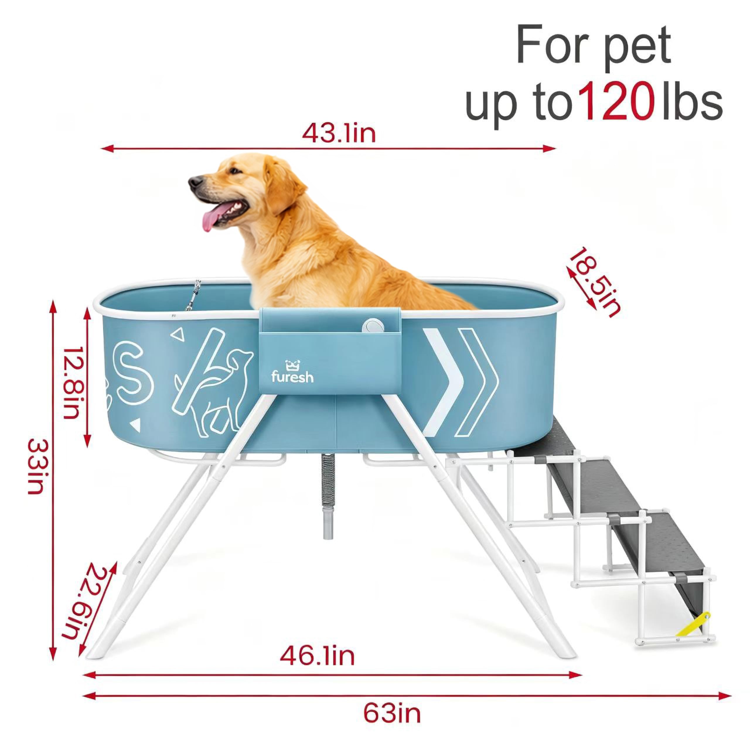 Furesh Big Dipper tub ready for indoor or outdoor use