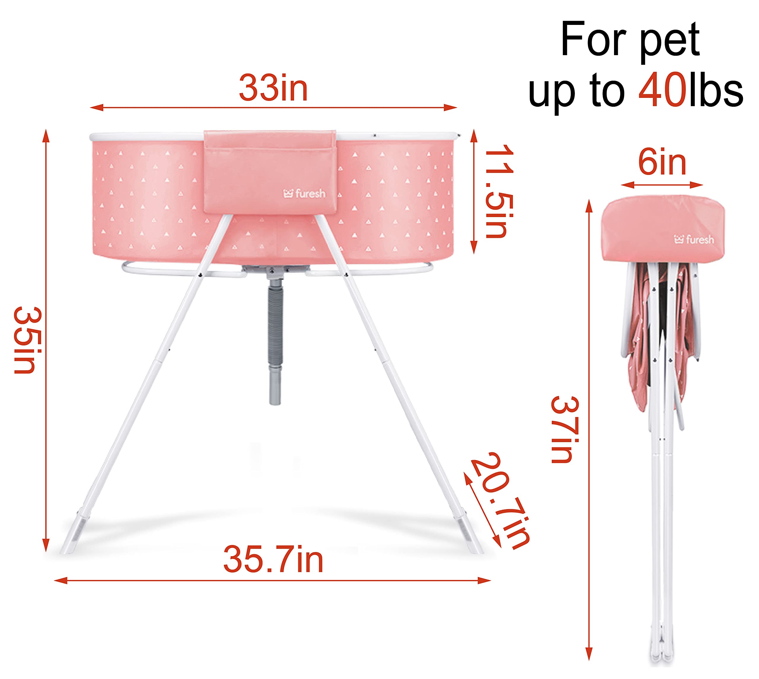 Furesh Little Dipper folding mechanism demonstrated for quick one-handed collapse
