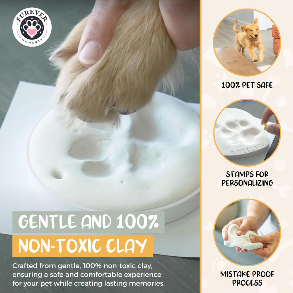 FUREVER MOMENTS air-dry process without baking for paw prints