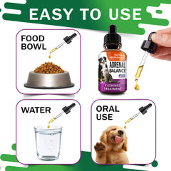 FurFinds Adrenal Balance coat-shine suggests healthier coat and energy