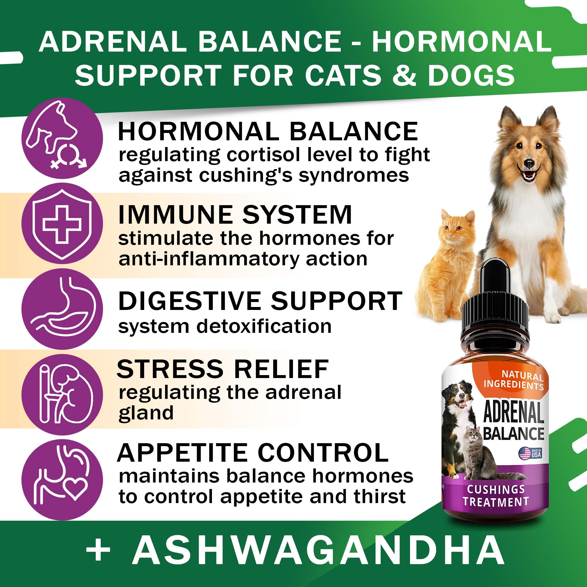 FurFinds Adrenal Balance drops-dispense enables quick absorption for faster relief
