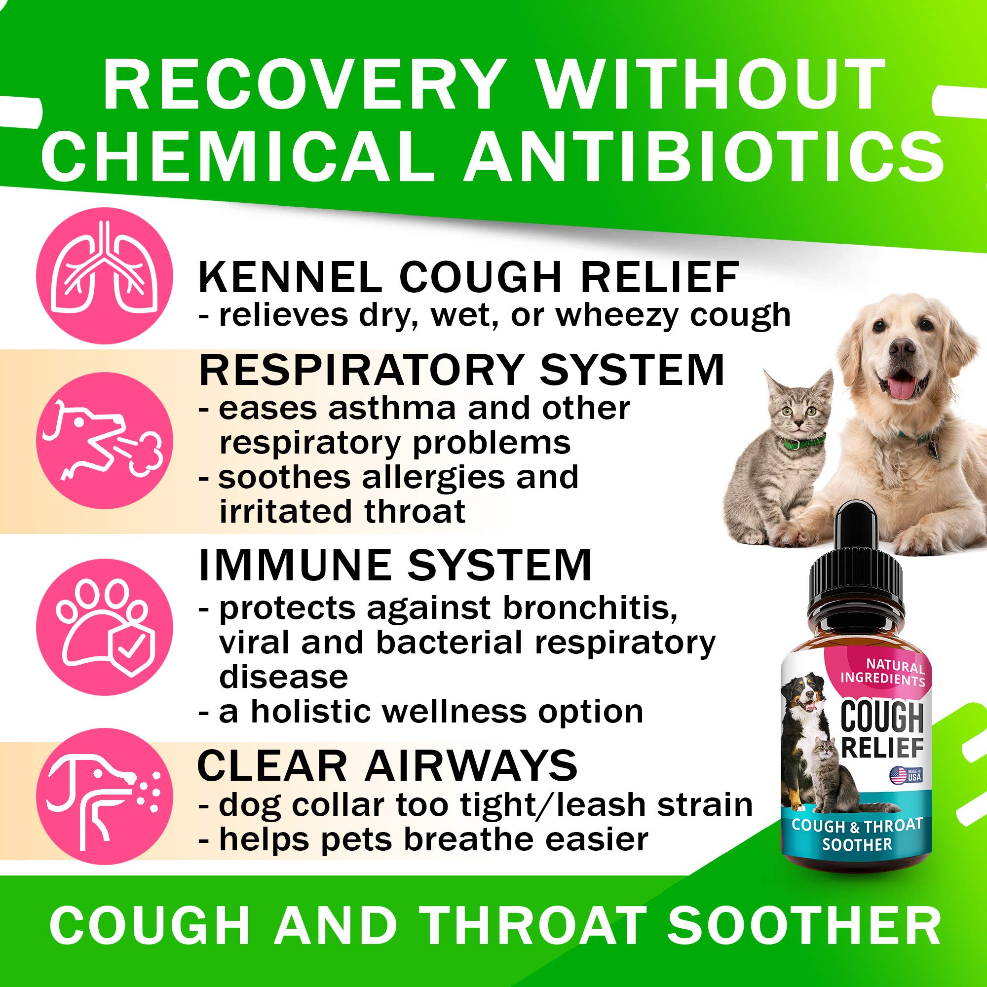 FurFinds Kennel Cough Drops being added to pet food for convenient use.