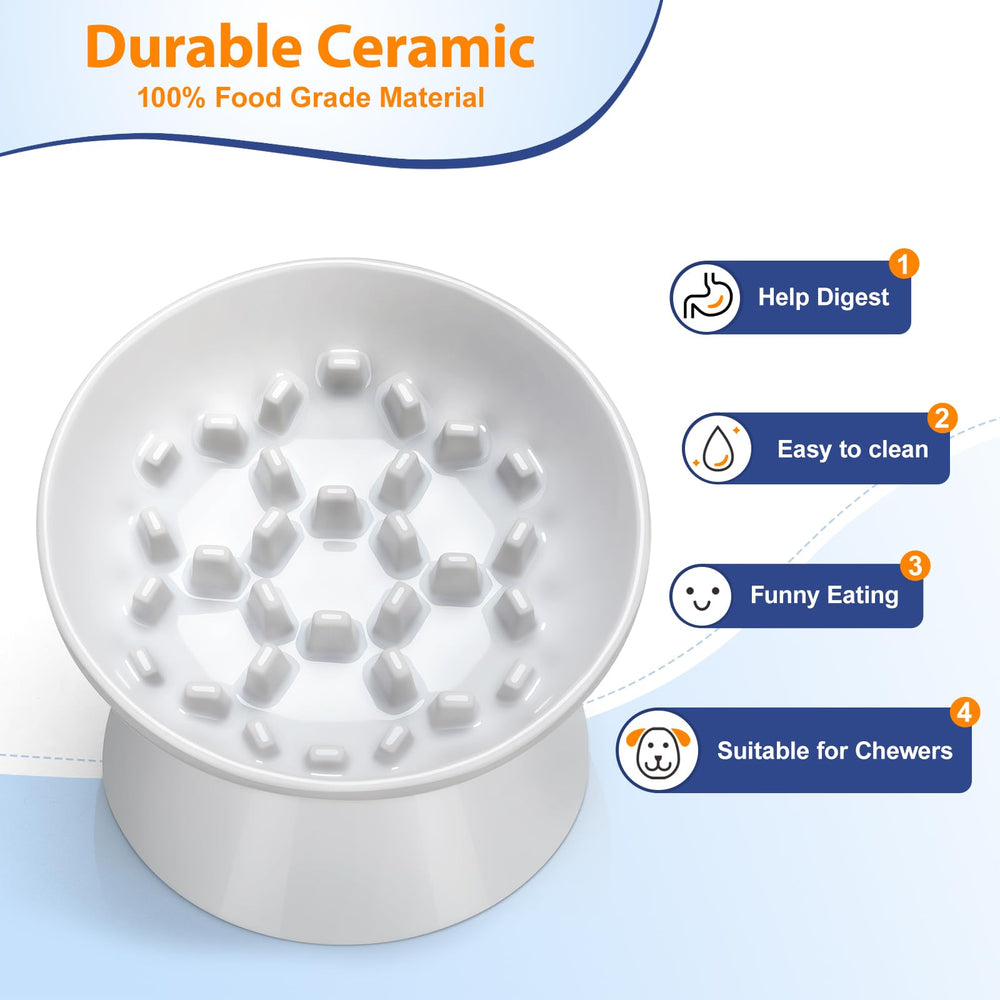 FurFlasher honeycomb design promotes slow eating and engagement during meals.