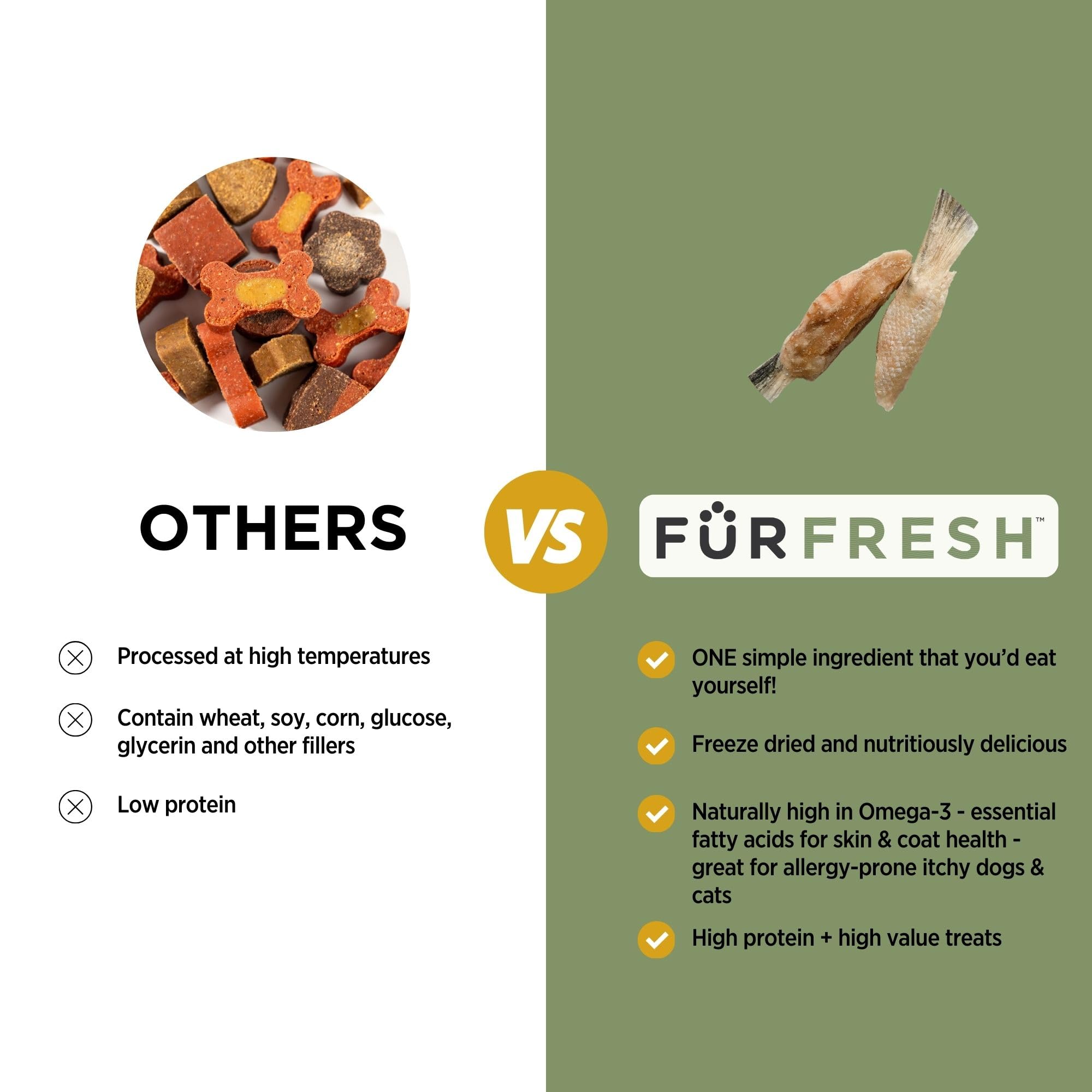 FurFresh treats offer a satisfying crunch for training moments.
