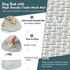 Furggis breathable mesh bed mat offers comfort and easy cleaning
