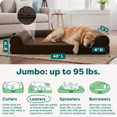Side view highlighting secure bolster support for head and neck.