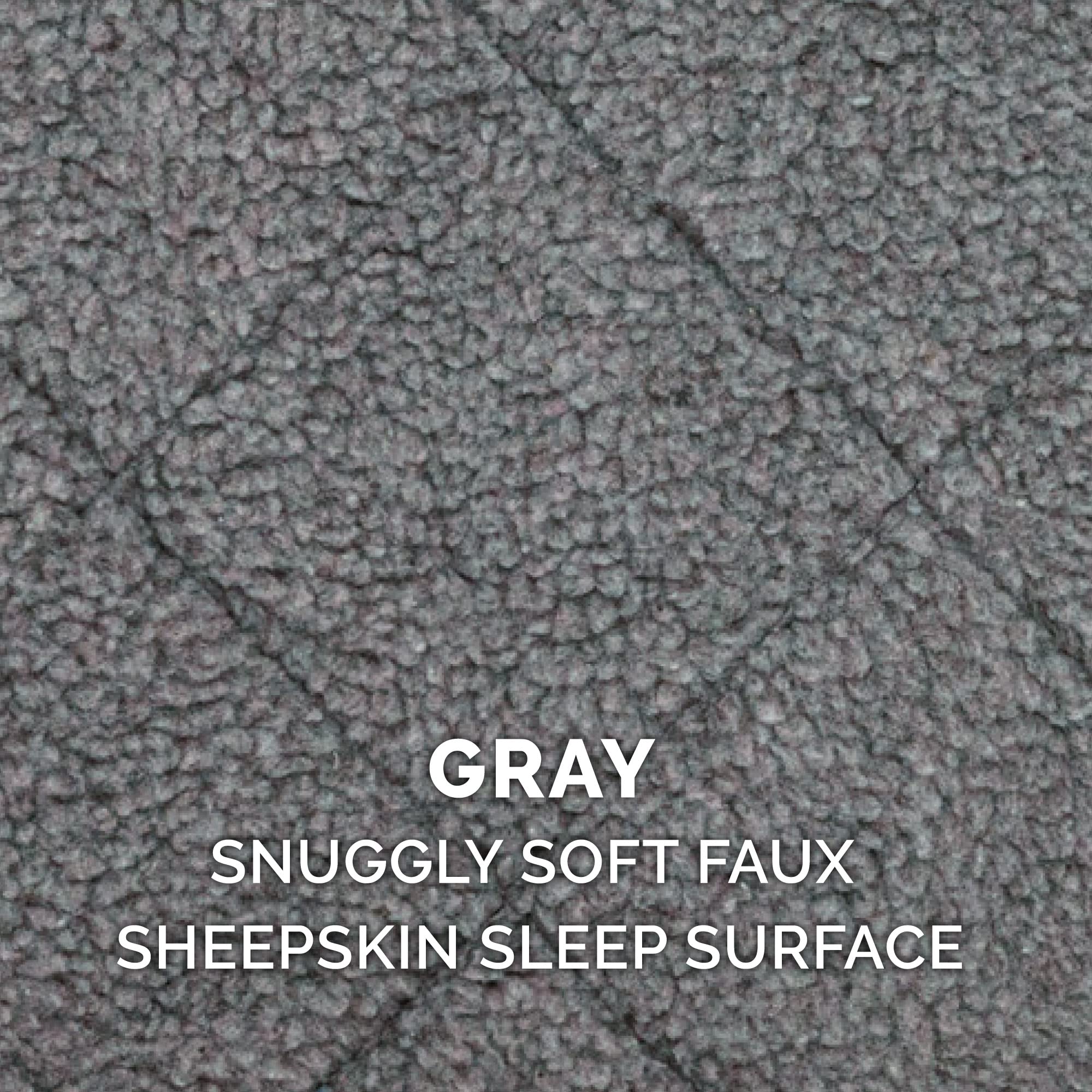 Furhaven coated canvas bottom resists dirt for easy cleaning