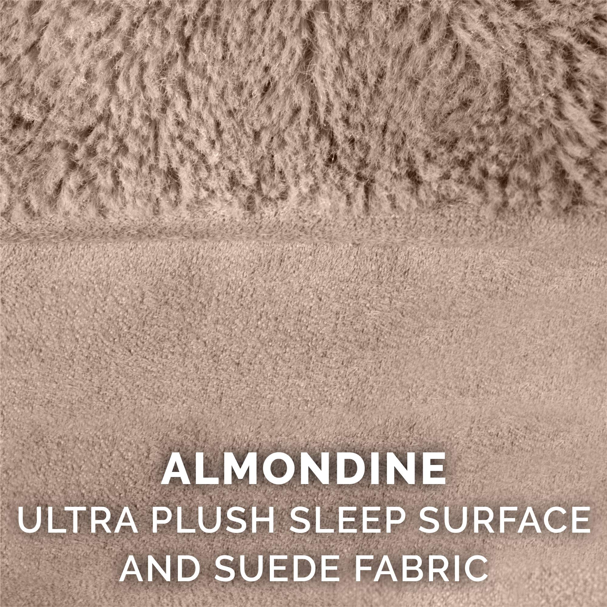 FurHaven machine-washable cover closeup simplifies cleaning routines.