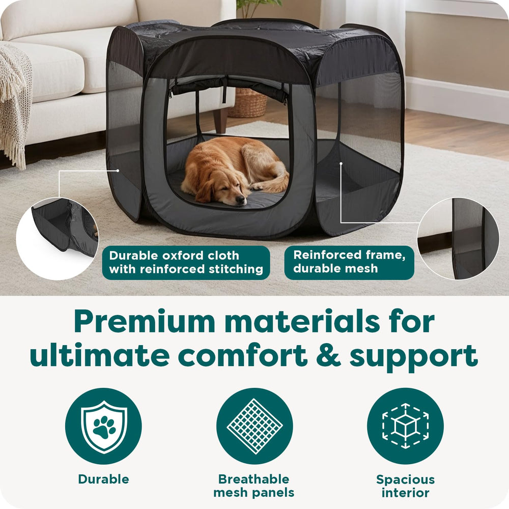 FurHaven machine-washable floor panel keeps paws clean and fresh.