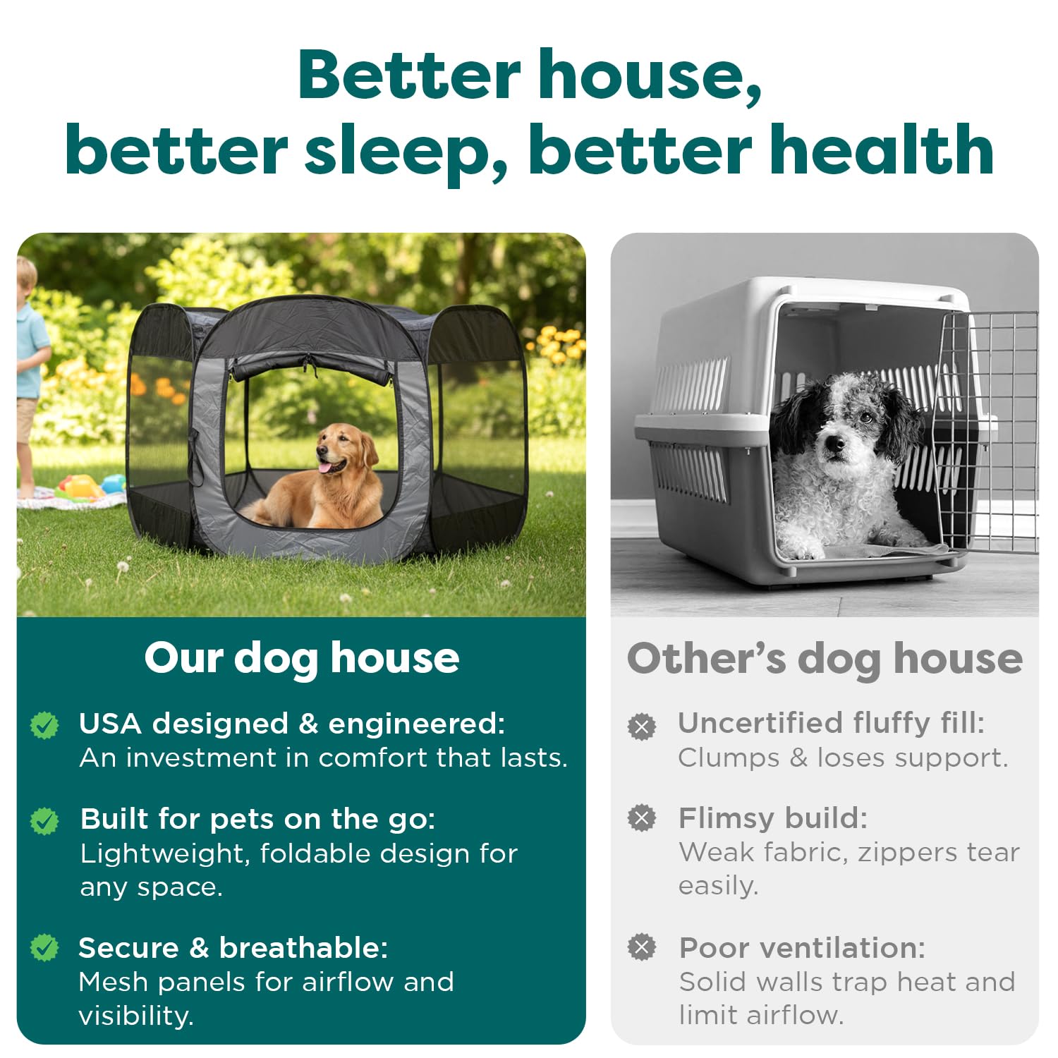 FurHaven roomy enclosure fits multiple cats or small-to-medium dogs