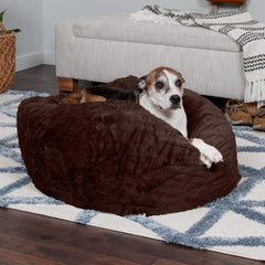 Furhaven plush faux fur surface for cozy snuggling and burrowing