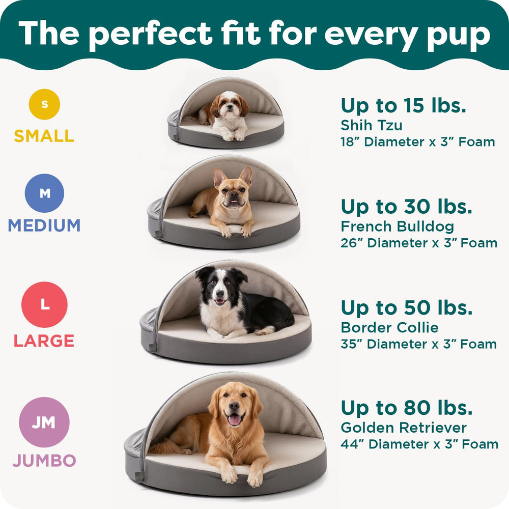 FurHaven removable washable cover simplifies cleanup of fur, dander, and spills.