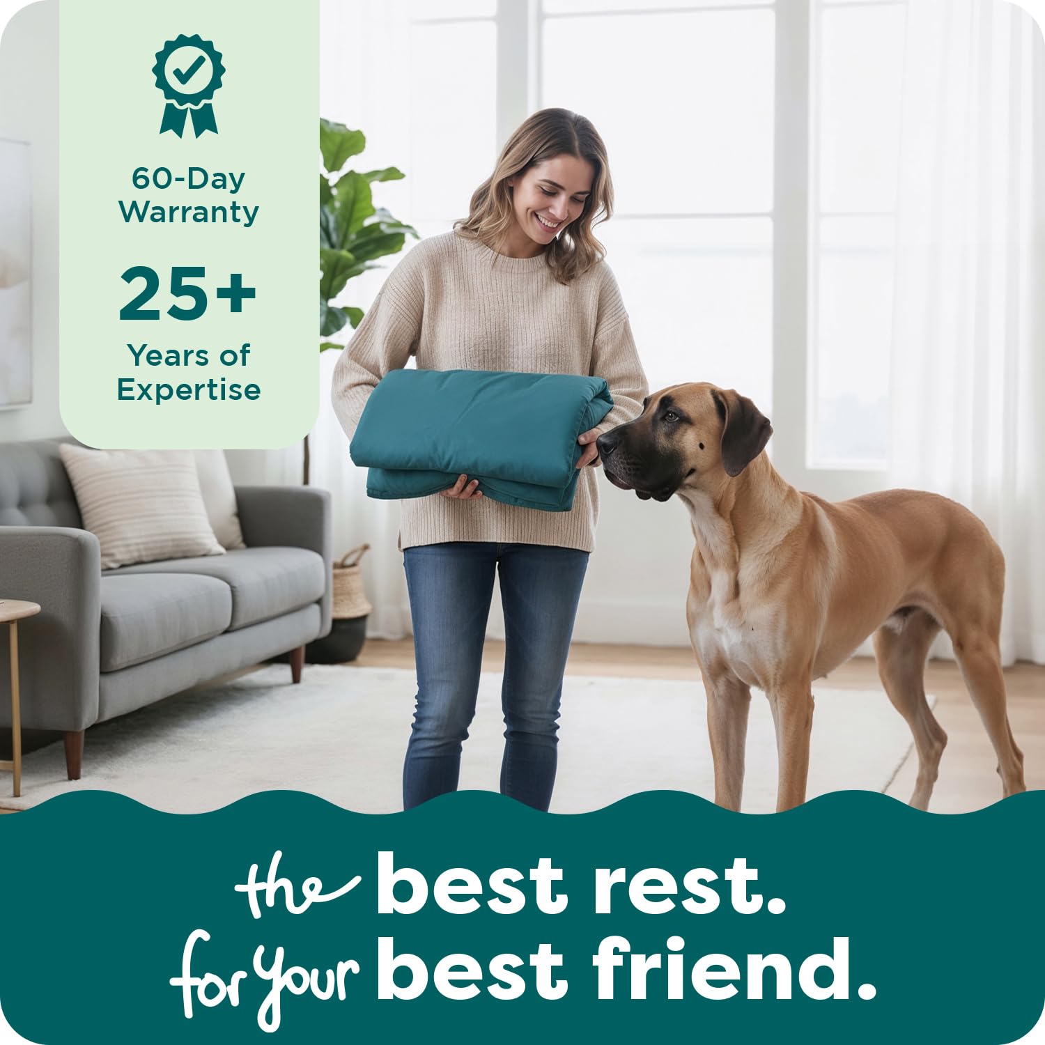 FurHaven replacement cover fits 40x32x4 inch beds for easy upgrade.