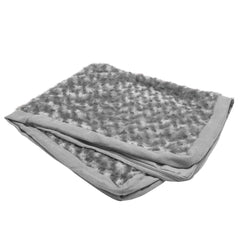Furhaven Ultra Plush faux fur gray Jumbo bed cover for large dogs, soft texture