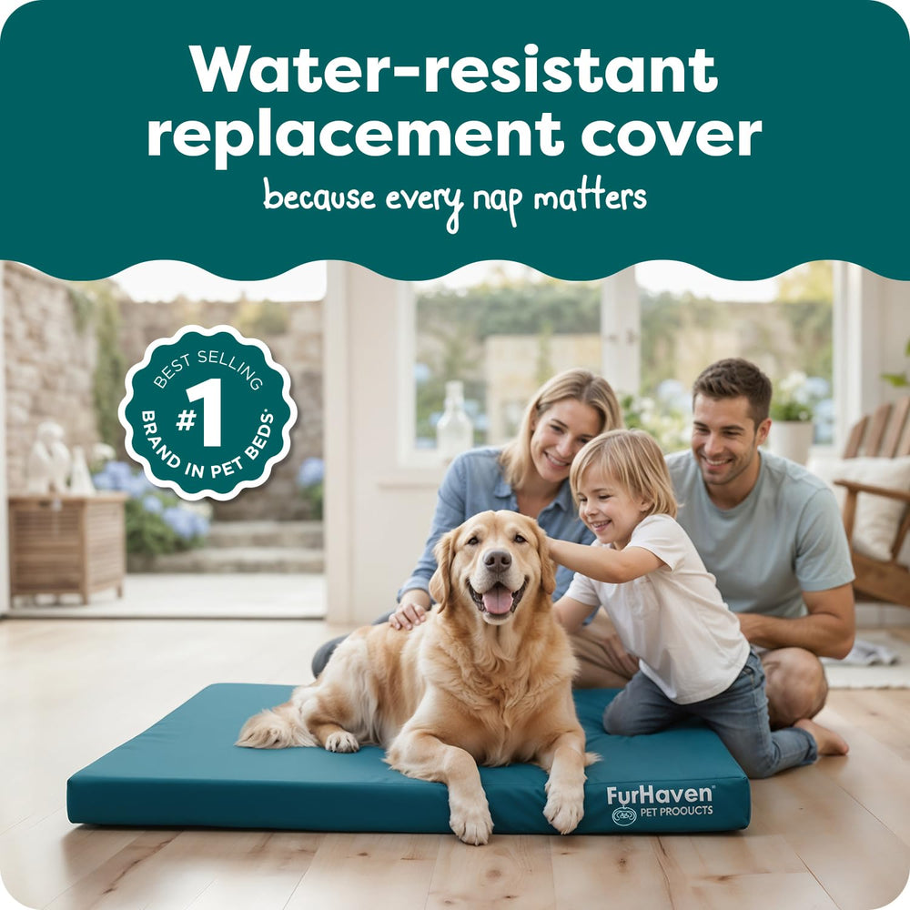 FurHaven replacement bed cover universal fit for mattress-style beds and inserts.