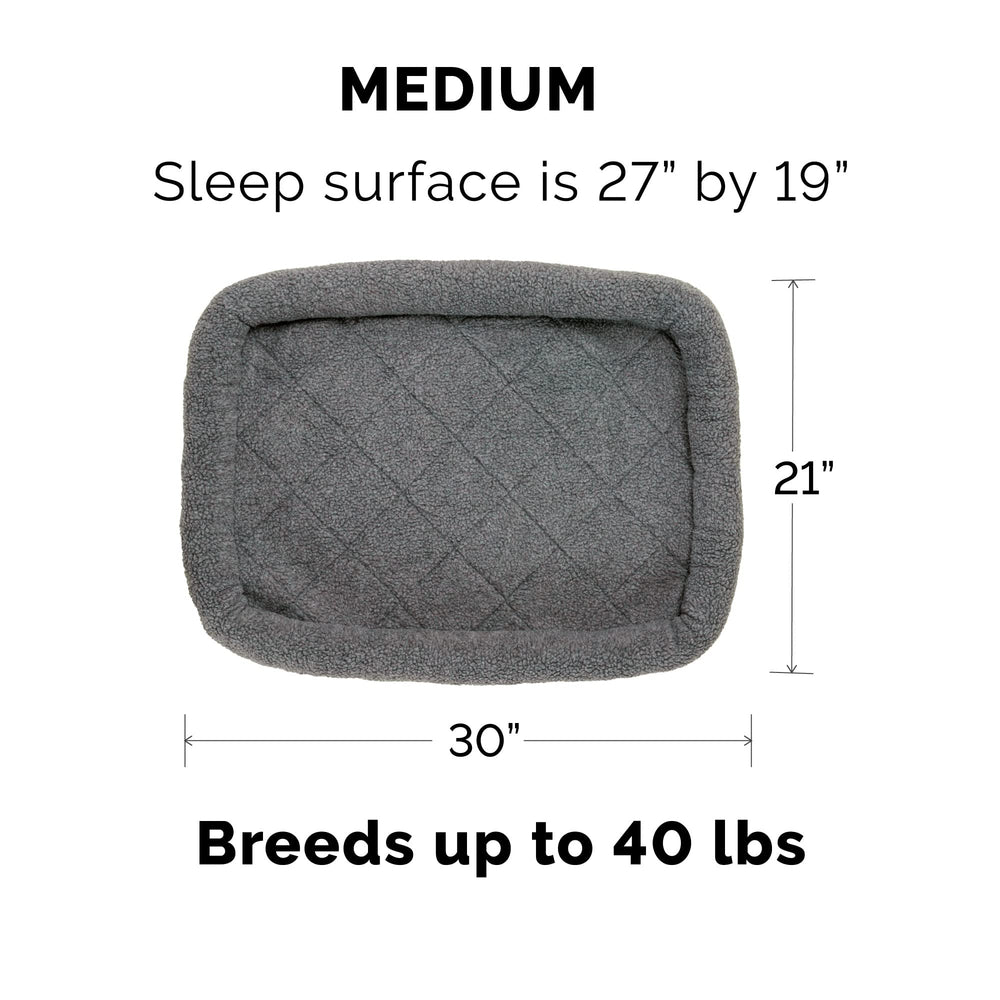 Furhaven sherpa fleece lining in gray adds plush warmth