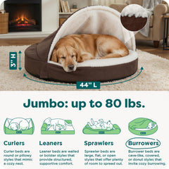 Close-up of plush sherpa interior for soft, inviting snuggling