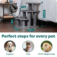 Furhaven Steady Paws plush faux fur surface invites comfortable climbs