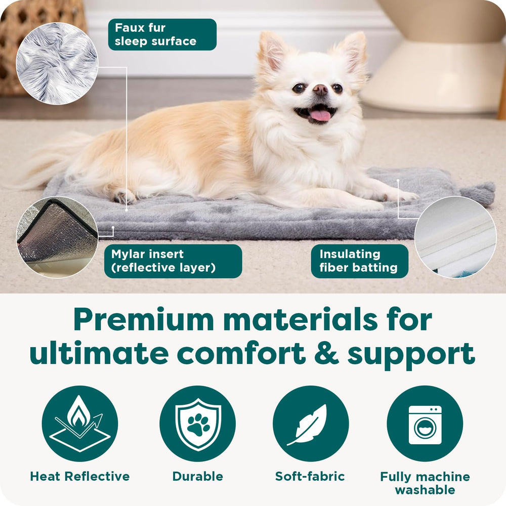 FurHaven ThermaNAP machine-washable bed for easy cleaning