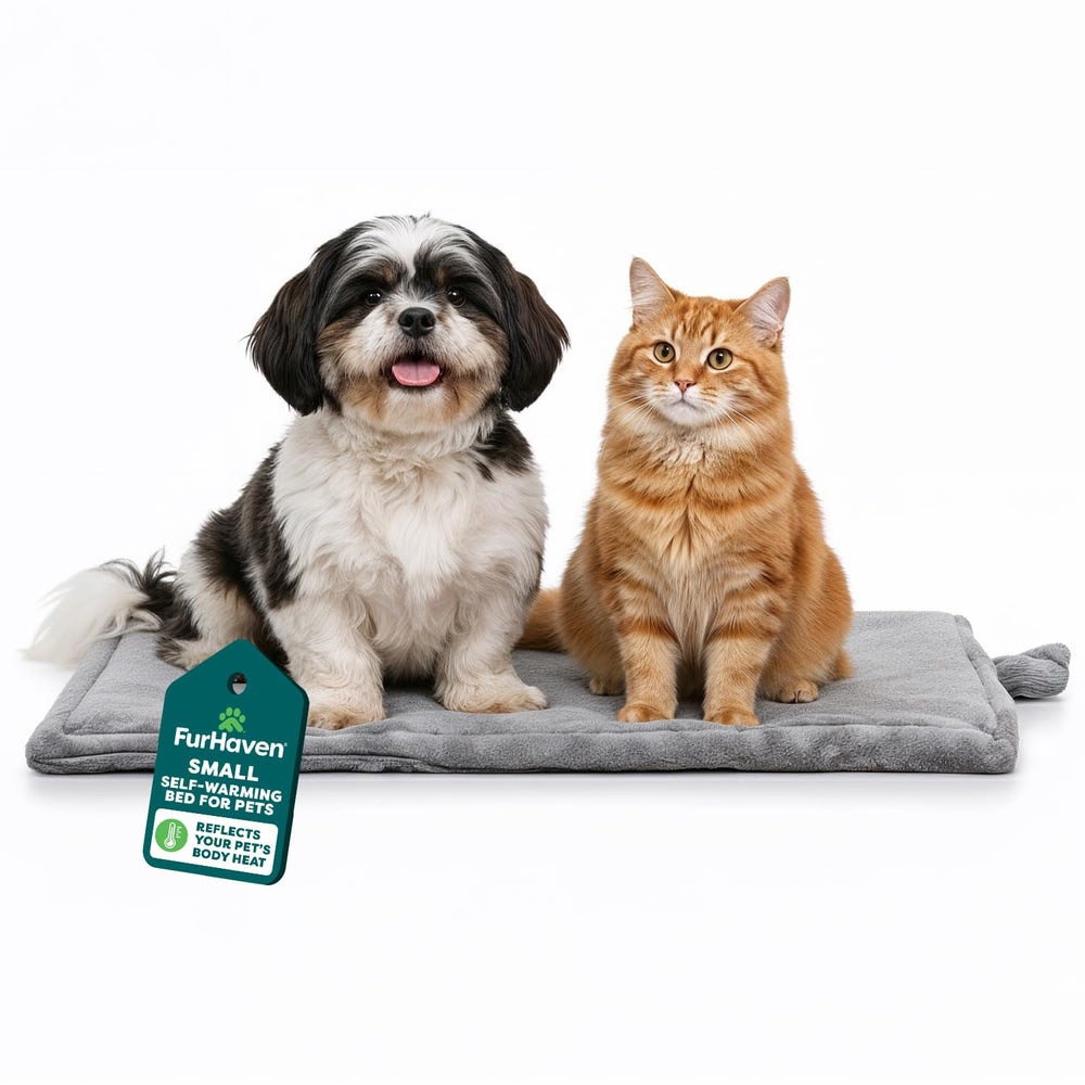 FurHaven ThermaNAP self-warming core delivers cozy warmth for indoor pets