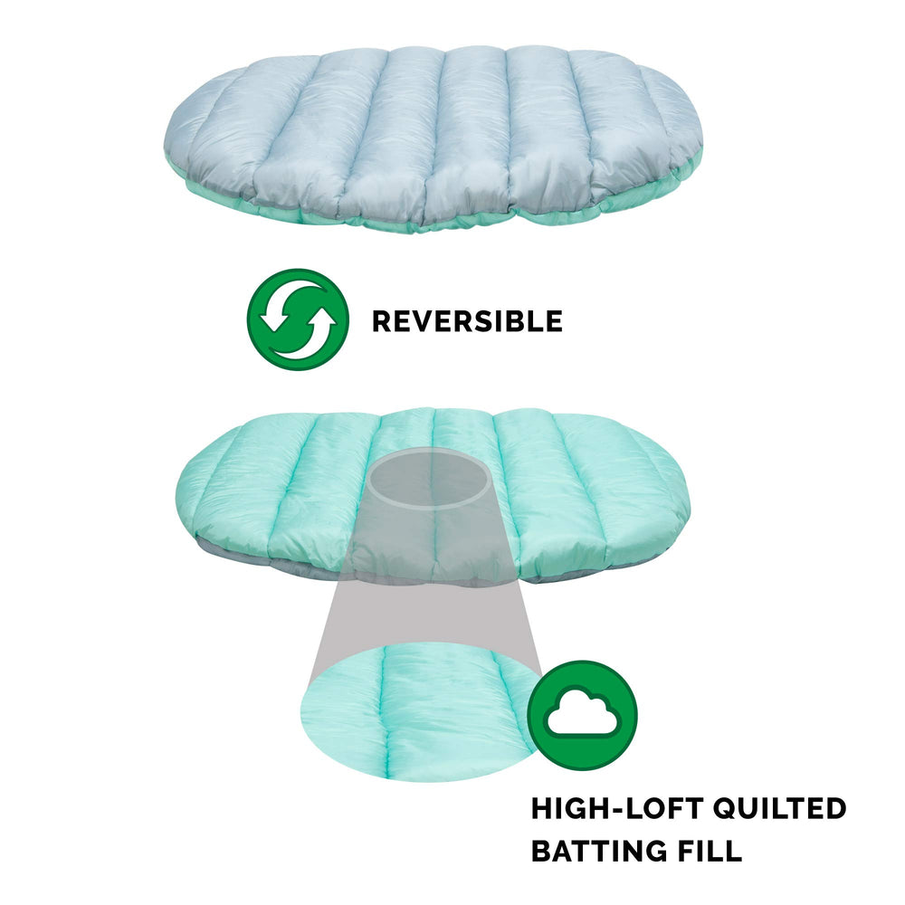 FurHaven Trail Pup travel bed car use, ideal travel companion.