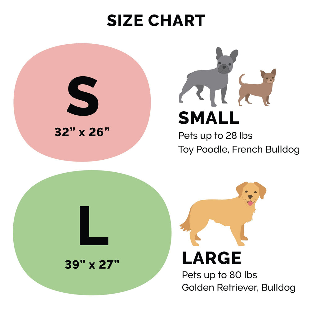 Furhaven Trail Pup Travel Bed large size supports up to 80 pounds.