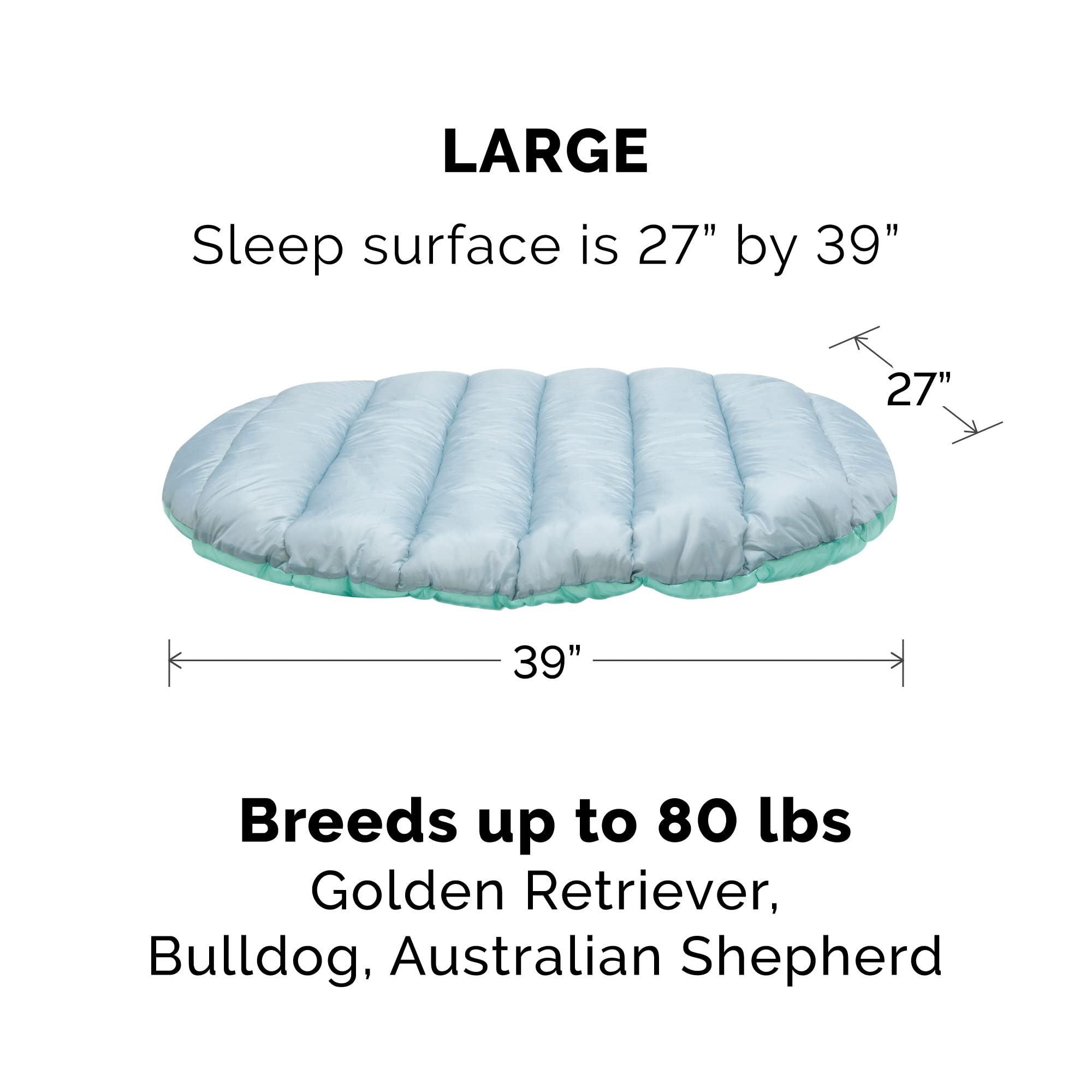 FurHaven Trail Pup travel bed machine washable cover for simple cleanup.