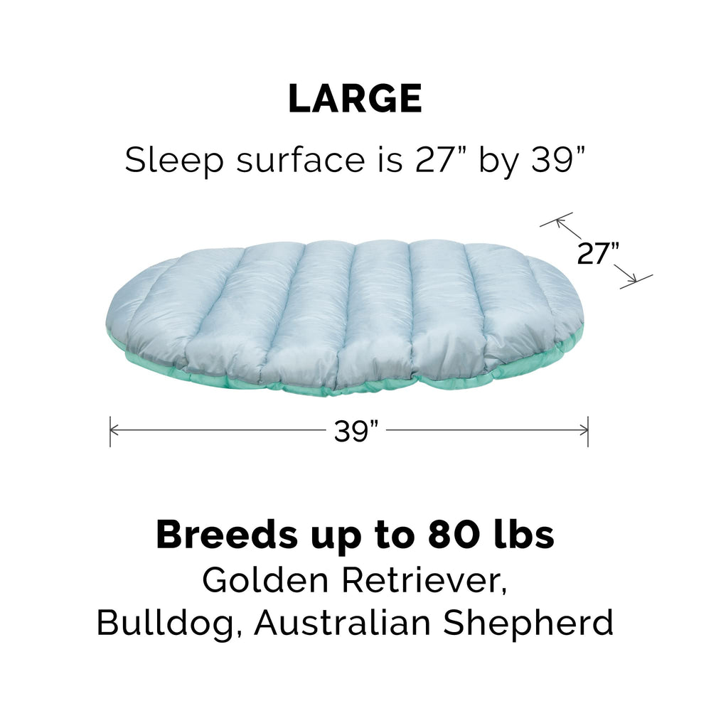 FurHaven Trail Pup travel bed machine washable cover for simple cleanup.