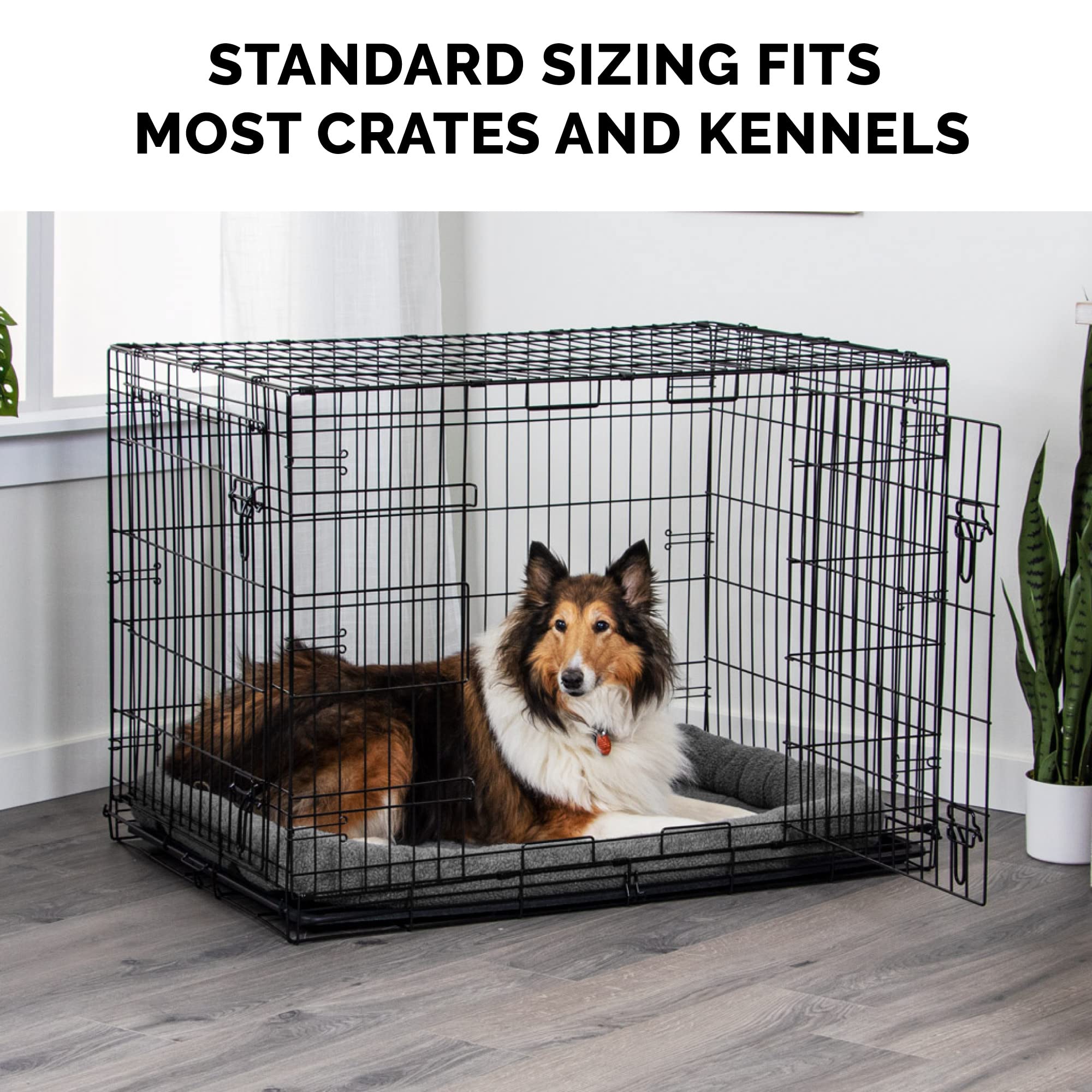 Furhaven crate bed versatile for crate or standalone use