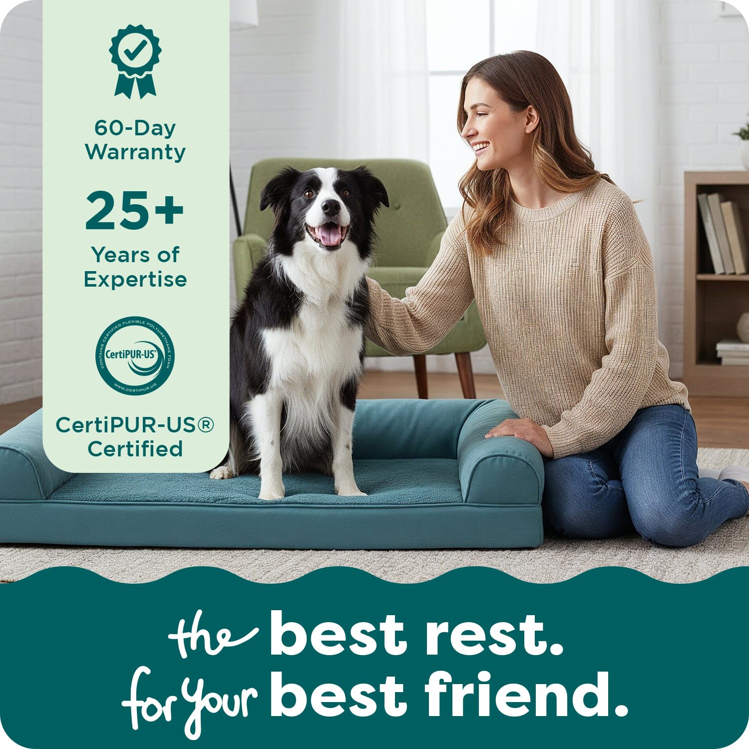 FurHaven wide size range fits large breeds and shared rooms