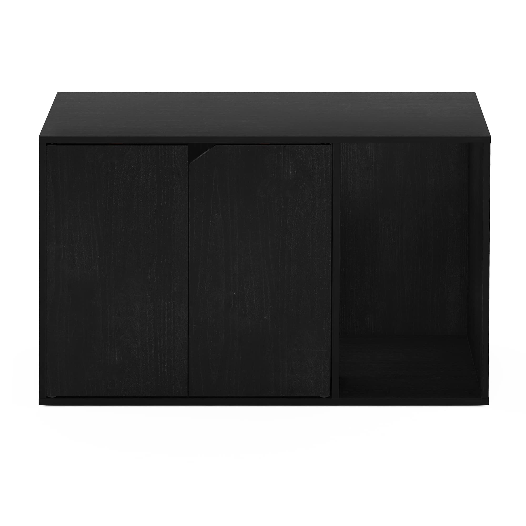 Furinno Peli enclosure dimensions are 19.7 inches deep, 31.3 inches wide, and 17.7 inches high.