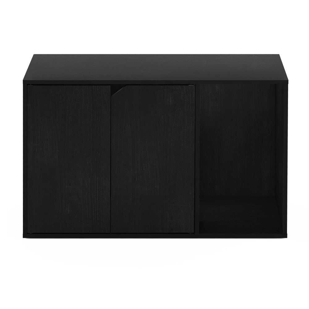 Furinno Peli enclosure dimensions are 19.7 inches deep, 31.3 inches wide, and 17.7 inches high.