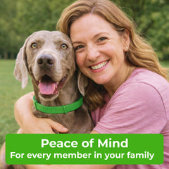 FurLife natural oils: citronella, cedarwood, rosemary for safe prevention.