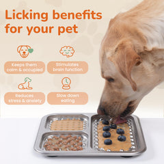Furlithix 2-pack lick mats offering secure non-slip grip during grooming sessions